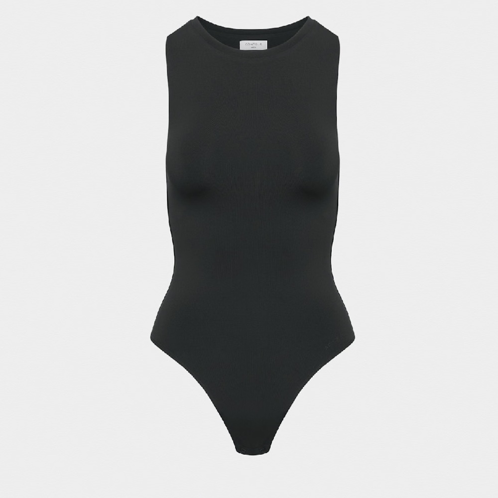 Aritzia Babaton Black Highneck Bodysuit